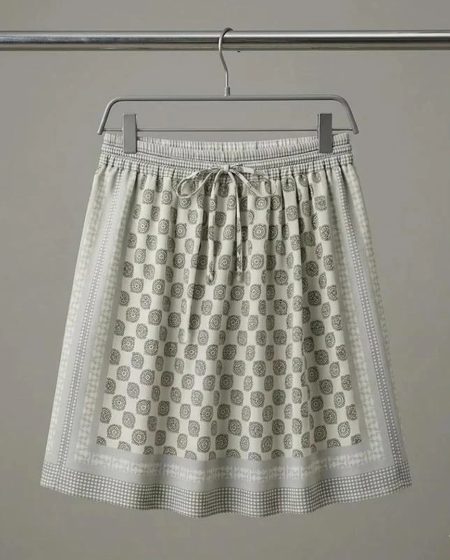alda estampada Massimo Dutti - Talla S (Estilo boho/elegante)